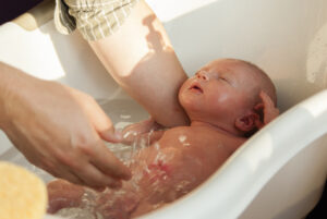 Floyd Valley Healthcare newborn bath